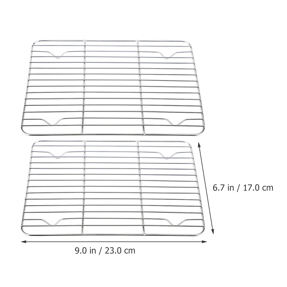 Stainless Steel Grill Cake Cooling Rack Racks for Cooking and Baking Wire Cookie Toaster Oven