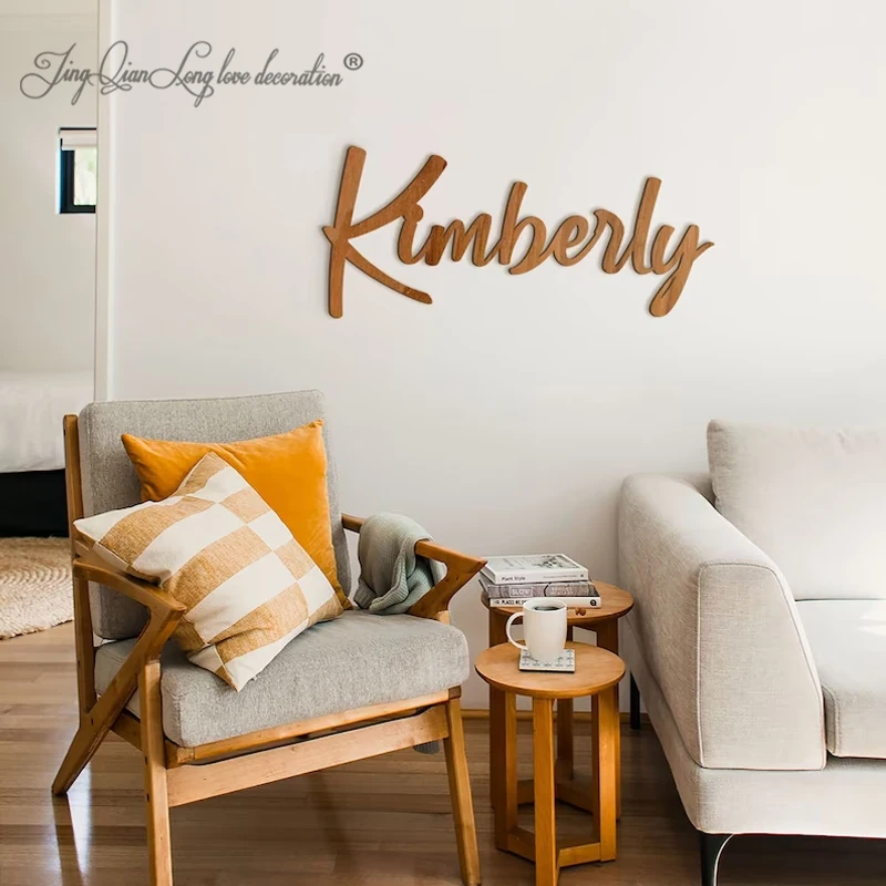 Houten naamplaatje op maat, ge - Baby Nursery Name Letters recensie en prijs