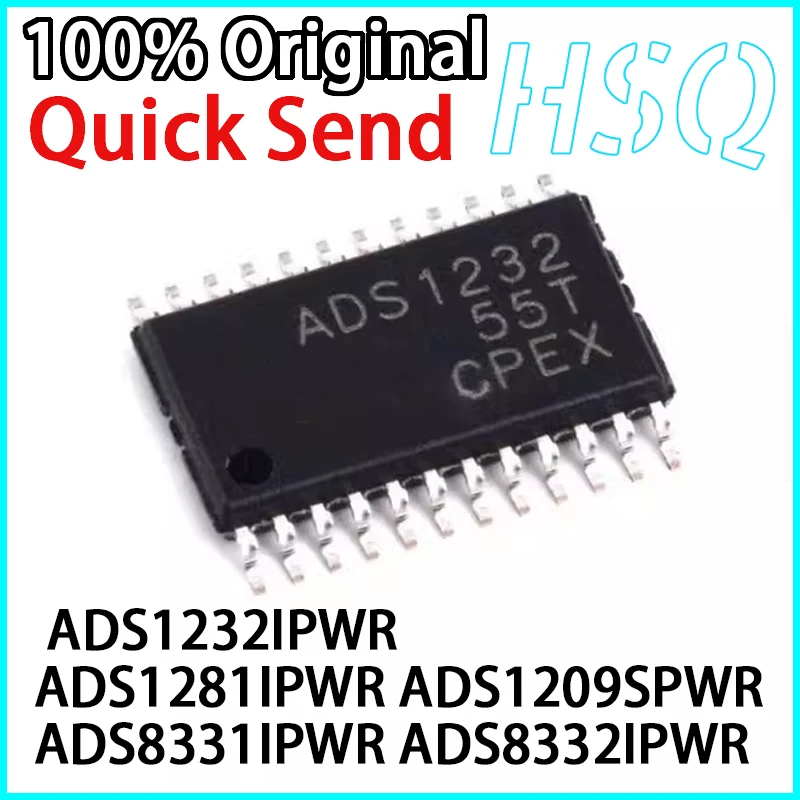 ADS1232IPWR ADS1281IPWR ADS1209SPWR ADS8331 8332 IPWR 24 Bit Brand New Original Chip for Analog-to-digital Converter 1PCS