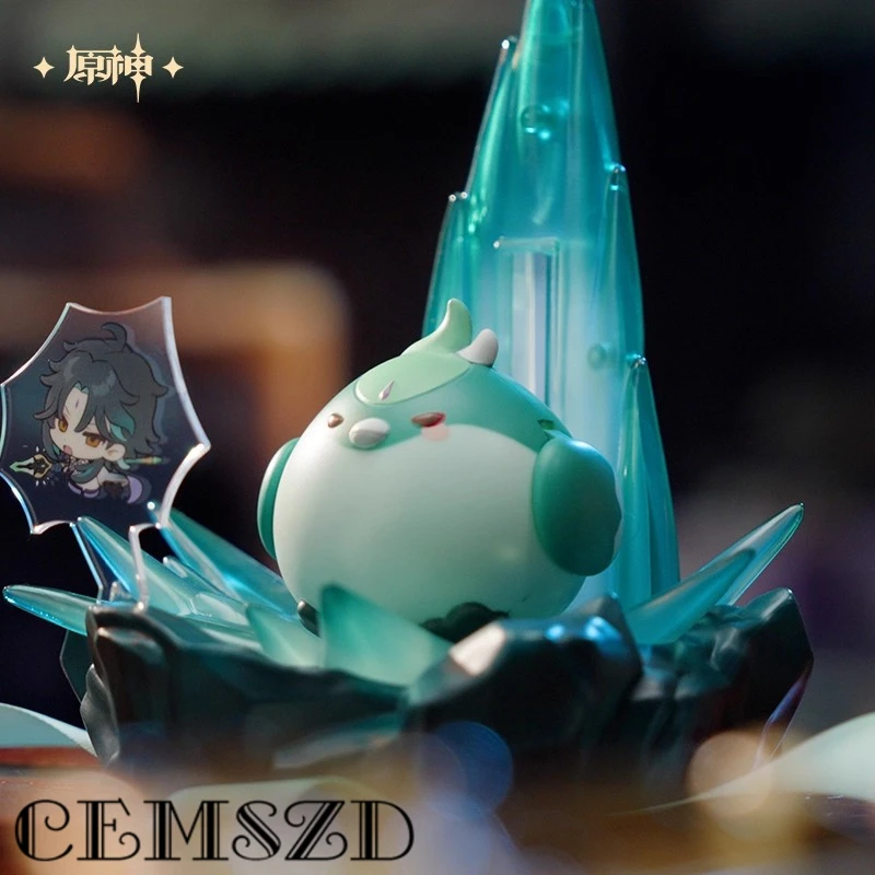 게임 Genshin Impact 공식 정품 제품 Teyvat Park 세트 사운드 생성 장식 할로윈 크리스마스 선물 2차원