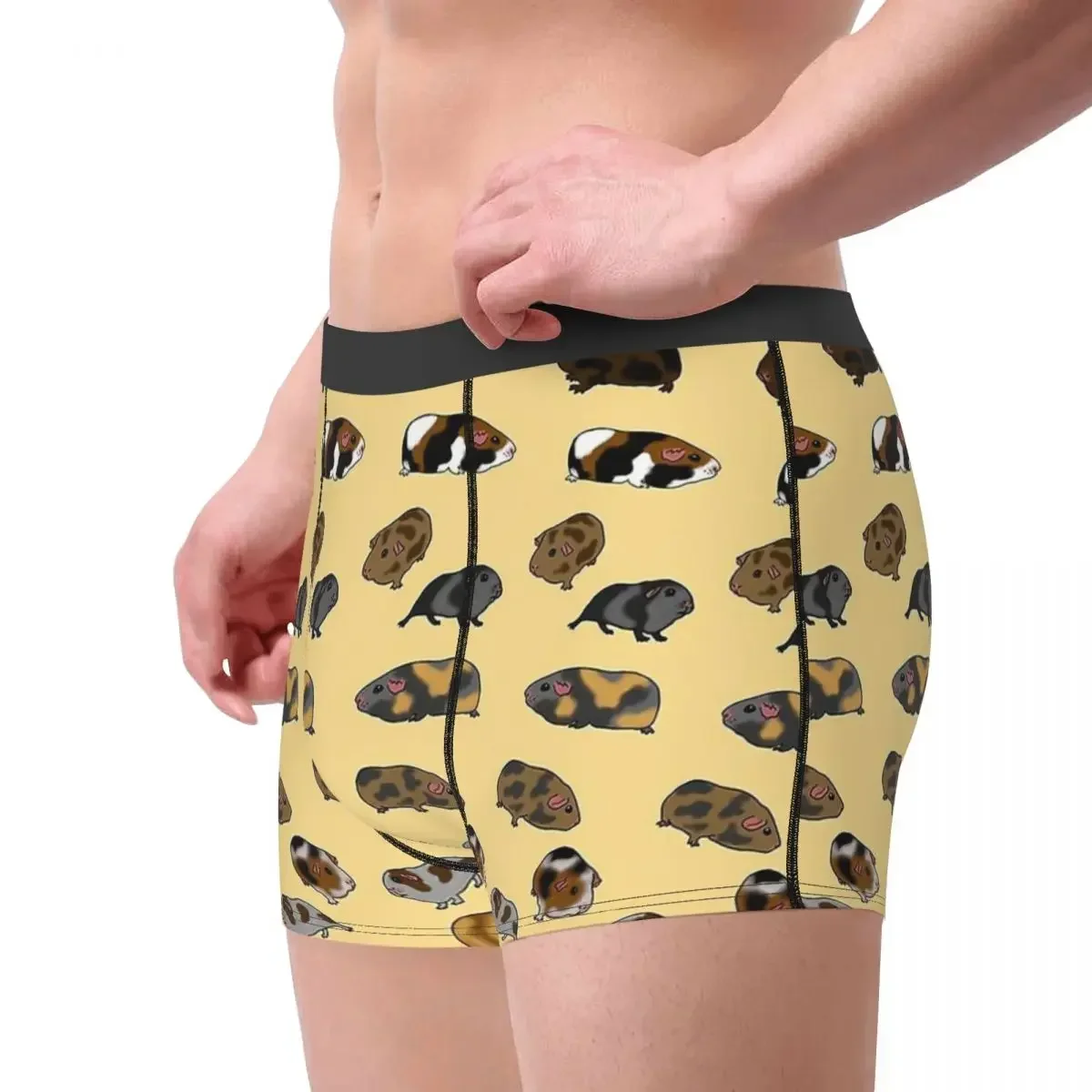 Guinea Pig Cavia Porcellus Animal Meme Underpants Breathbale Panties Male Underwear Comfortable Shorts Boxer Briefs