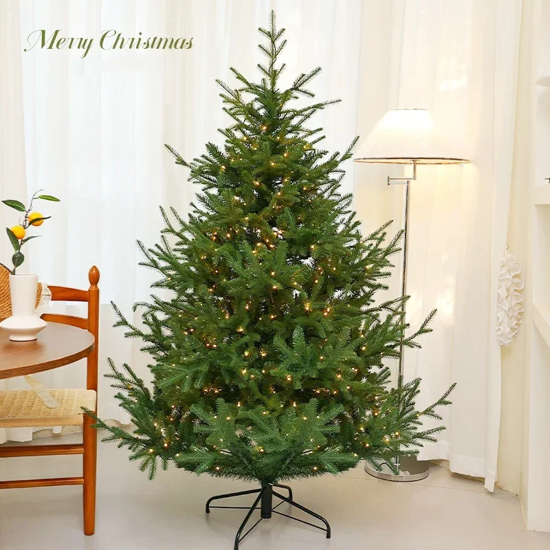 

Artificial Christmas Tree Home Decoration 2024 New Encrypted PE PVC Mixed Materials Decorated Christmas Supplies 120~300CM