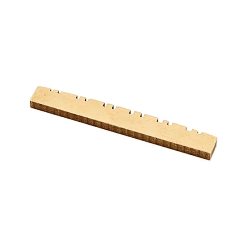 Carefree- Brass Slotted 12-String Guitar Nut for Acoustic Guitar Parts Accessories