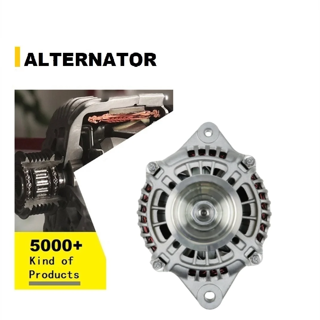Engine Alternator Assembly OE A4TR7292 8982687931 Fits Isuzu 4NK1 EURO 5 NPR Truck, Continuous Power Supply Under Heavy Load