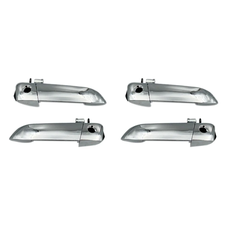 2X Car Front Door Outer Handle Chrome Left&Right For Toyota Hiace Van 2005-2018 Commtuer Quantum