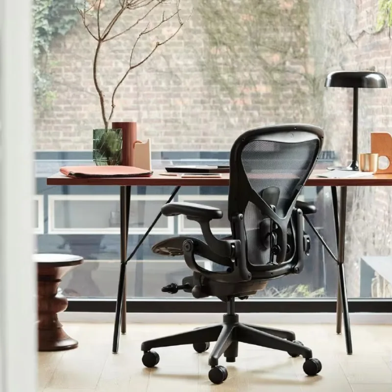 Ergonomic Chair Adjustable Lumbar Support Comfortable Durable for Gaming Home Office Spine High-Back Furniture