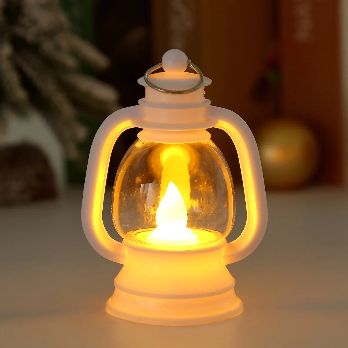 Mini Handheld Light Candle LED Night Light Bedroom Home Desktop Decoration Child Sleeping Lamp Halloween Decoration gift