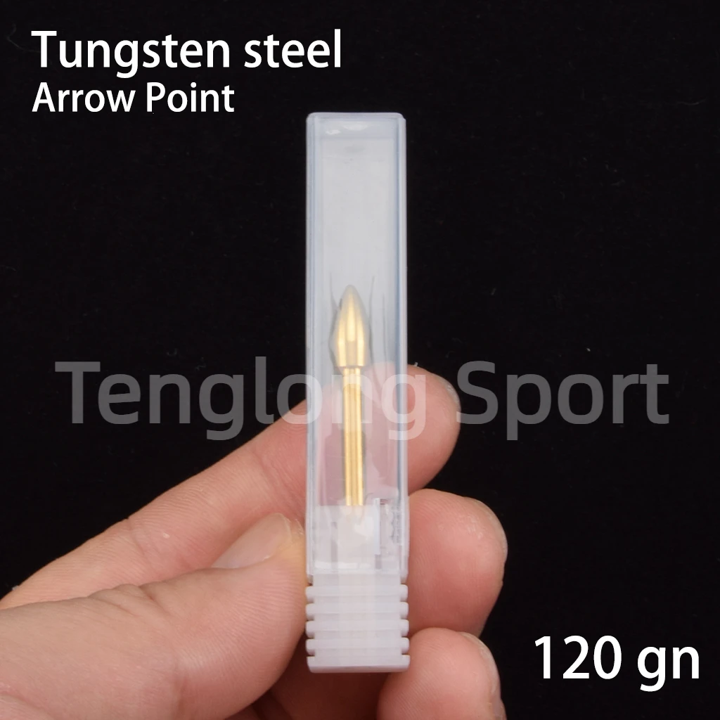 

Archery Arrowhead 3.2mm Tungsten Steel Bullet Point 120 Grain for I.d 3.2mm Carbon Arrow Shaft 1pcs