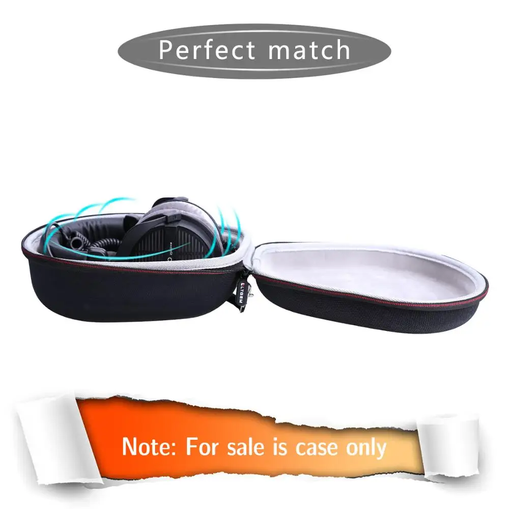 LTGEM EVA Hard Case for  Beyerdynamic 459038 DT 990 PRO Open Studio Headphone