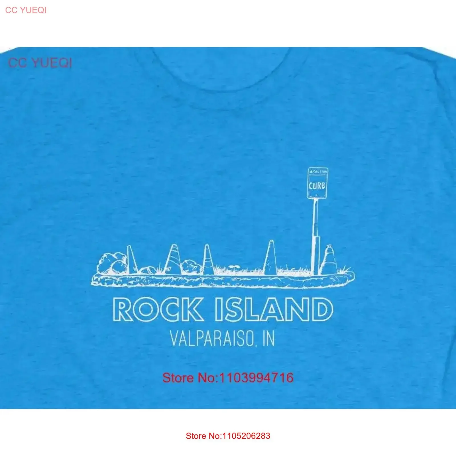 

Футболка Valparaiso Rock Island, забавная Indiana 219, винтажный стираный топ с рисунком для повседневной носки, дизайнерская одежда, модная стильная одежда