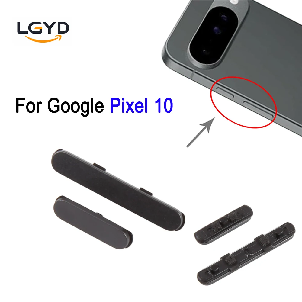 1 Pair Side Buttons Set For Google Pixel 10, For Google Pixel 10 Phone Power Button & Volume Control Button Replacement Part