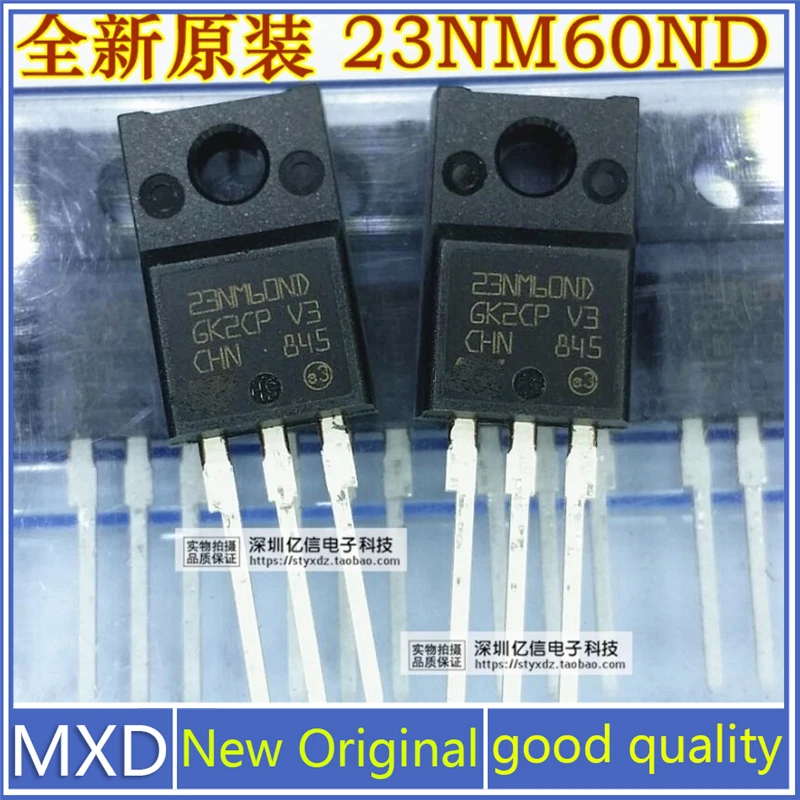 5Pcs/Lot New Original Imported 23NM60ND STF23NM60ND Field Effect Mostube 600V19.5A Good Quality In Stock