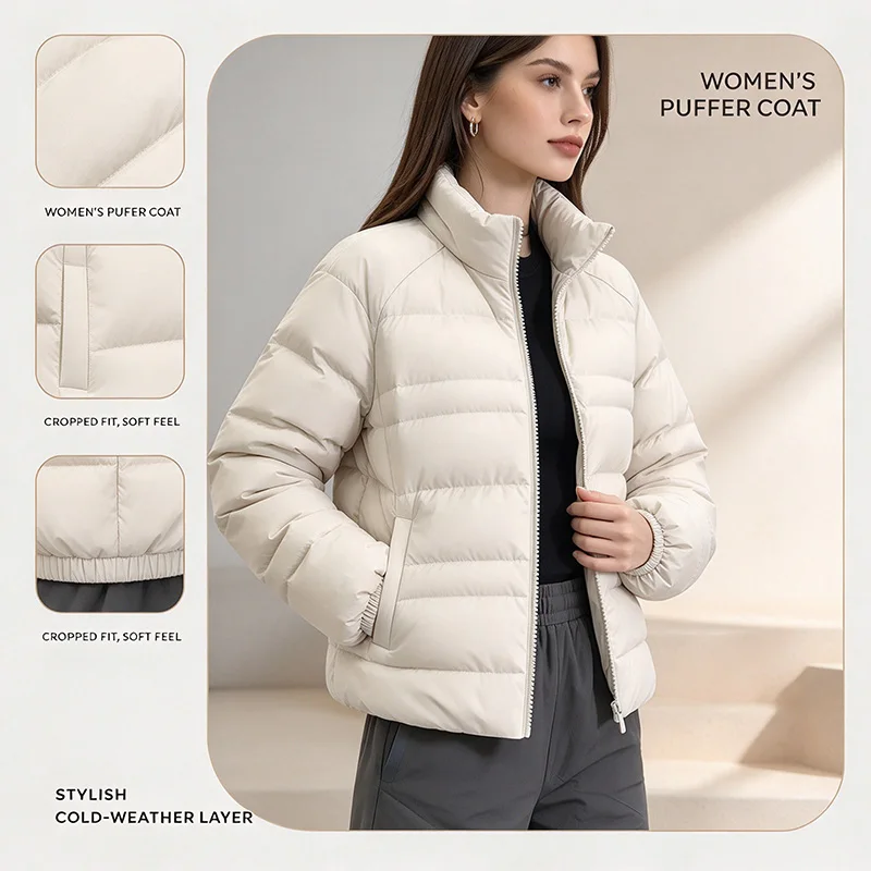 New Adidas W ESS SD LT P J KY3231 Women's Autumn And Winter Cotton Clothes 2026 New Thermal Casual Sportswear Thick Coat