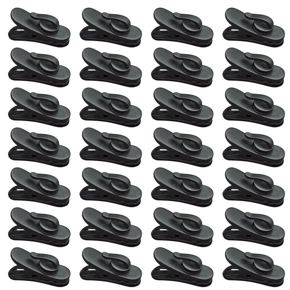 

100Pcs Earphone Cable Clips Rotating Headphone Clamps Durable Plastic Headset Wire Holders Lightweight Portable Cable Organizers