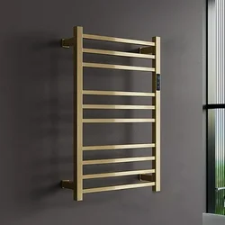 Electric Towel Rack 304 Stainless Steel Temperature&Time Control Smart Heated Towel Rail Towel Warmer 780*500*120mm 110V/220V