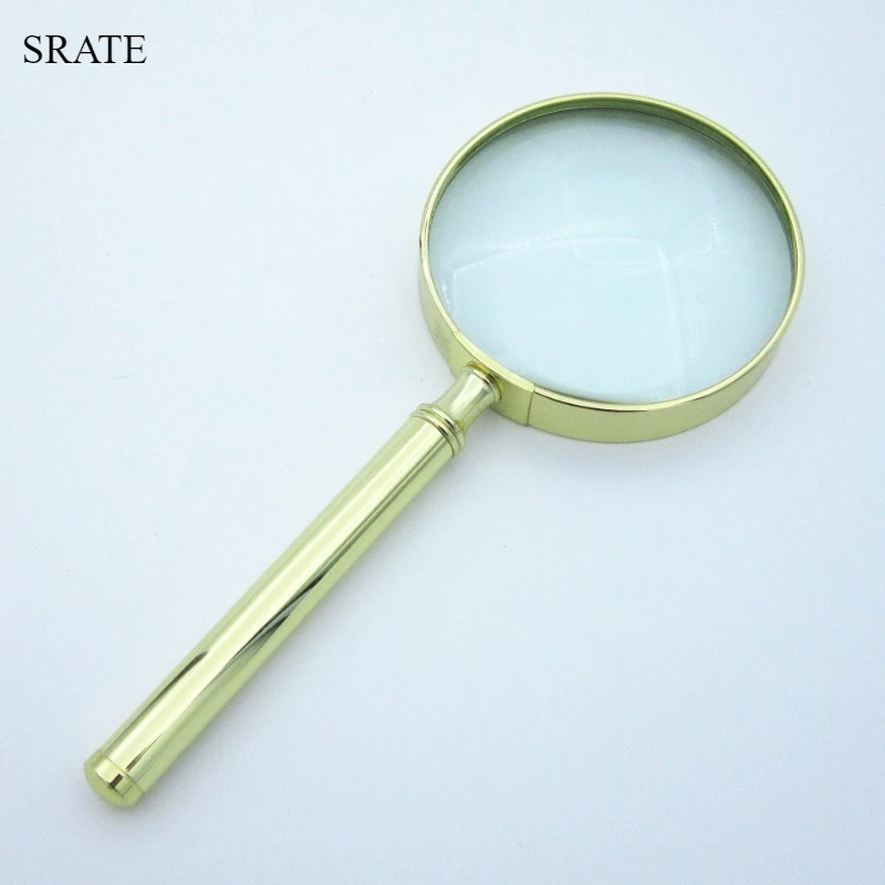 

70mm 20X Handheld Reading Magnifier Portable Magnifying Glass for Jewelry Antique Helping Hands High Magnification Lens Loupe