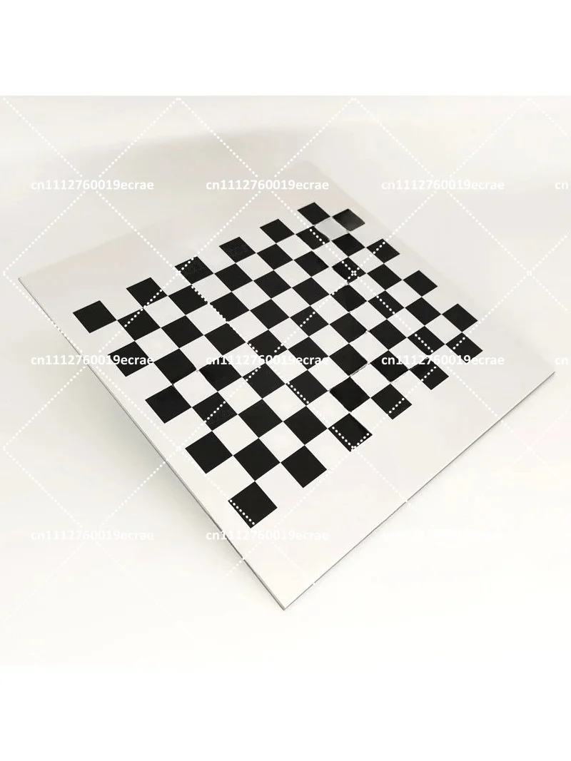 Camera calibration board alumina checkerboard diffuse reflection non reflective 12x9 grid visual optical calibration