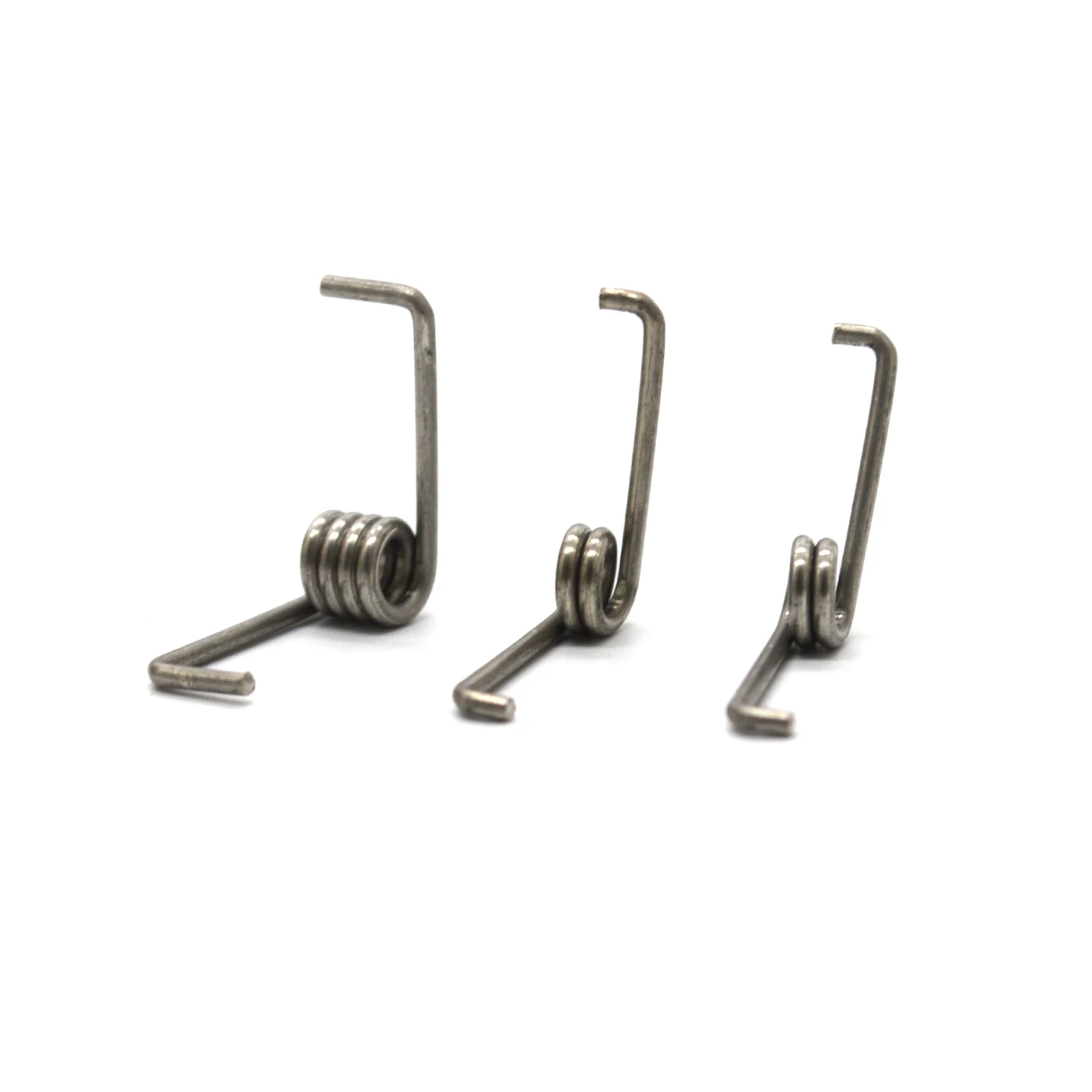 10pcs Stainless Steel Return Torsion Spring for Food Tongs/Clips (1.3mm Wire Diameter)