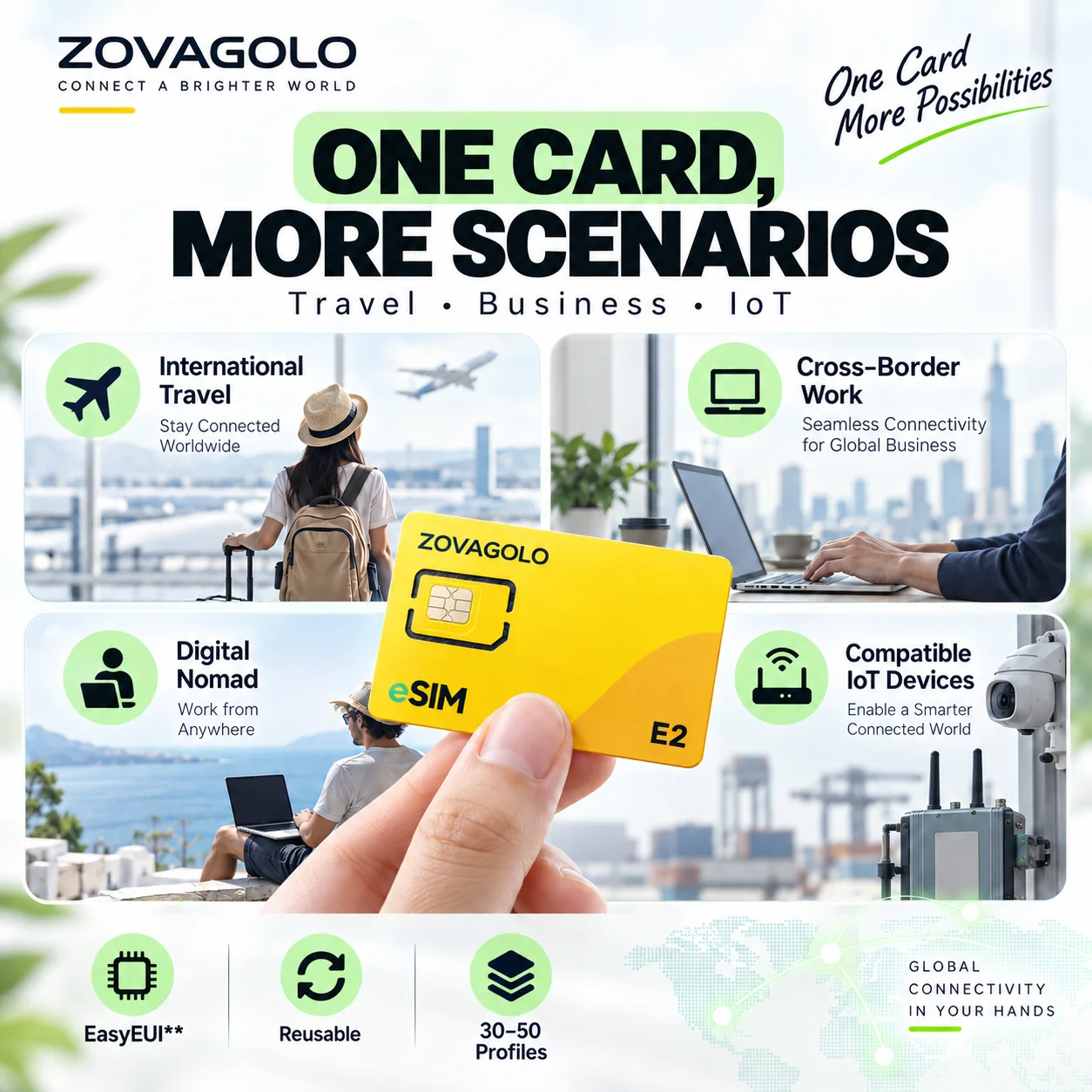 E2 ESIM Physical Card 30-50 ESIM Profiles Upgraded Type-C EUICC Reader GSMA Standard STK Programmable Tool Travel Business IoT