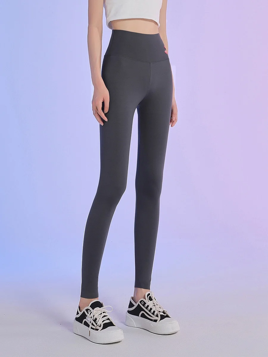 

Женские узкие брюки для йоги с высокой талией и подтяжкой ягодиц, новинка 2025 года, длинные брюки персикового цвета Sle One More Naked Sensation