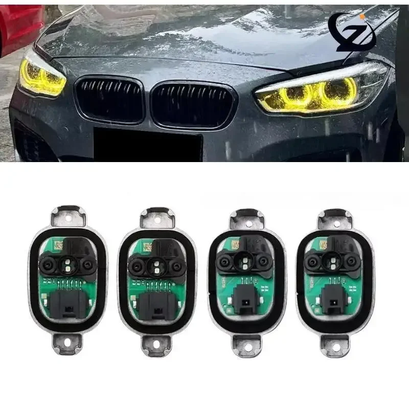Yellow Angel Eye DRL Module Daylight for 2016 2017 2018 BMW 1 Series F20 F21 114d 118d 120i LCI LED Headlight OEM 63117428425 image 3