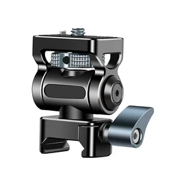 Universal Nato Clamp Quick Release Camera Field Monitor Mount Holder 360 Rotation 180° Tilt for DJI RS Phone Mic Light NATO Cage