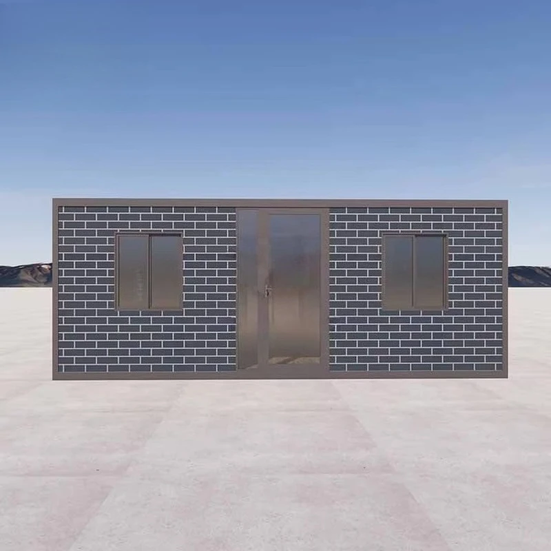 Foldable 20ft Container Prefabricated Tiny Home with 75mm EPS Sandwich Panels Fully Galvanized Main Frame