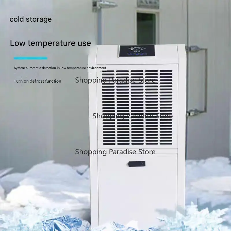 168L Commercial Industrial Dehumidifier with Pump And Flexible Drain Hose for Basements Large Spaces up to 300m² Compatible with