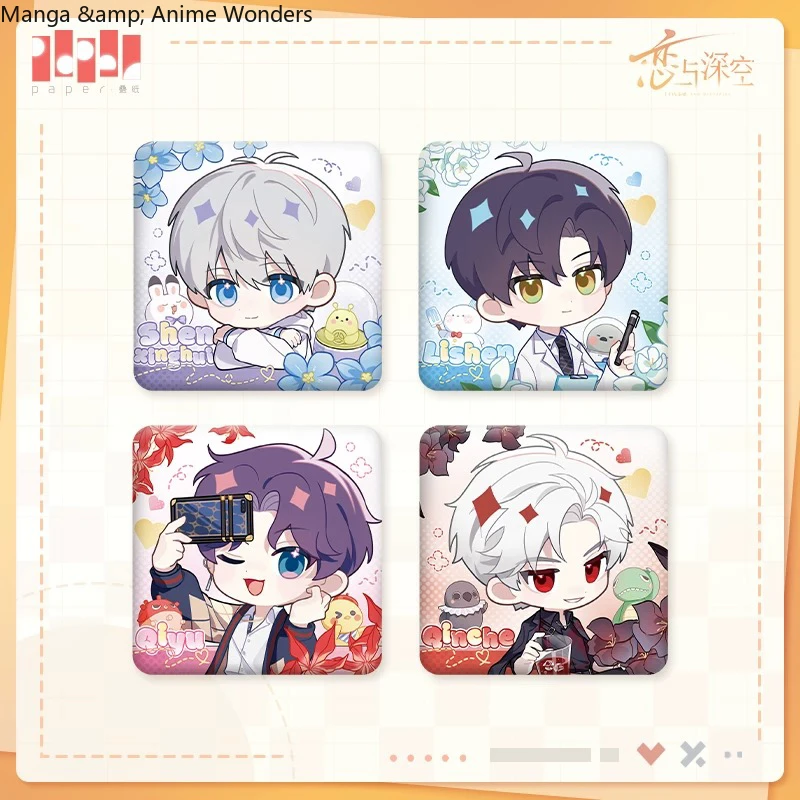 

Official Genuine Love and Deepspace Cosplay Cartoon Series Badge Xavier Zayne Rafayel Sylus Cute Gift Birthday Game Anime
