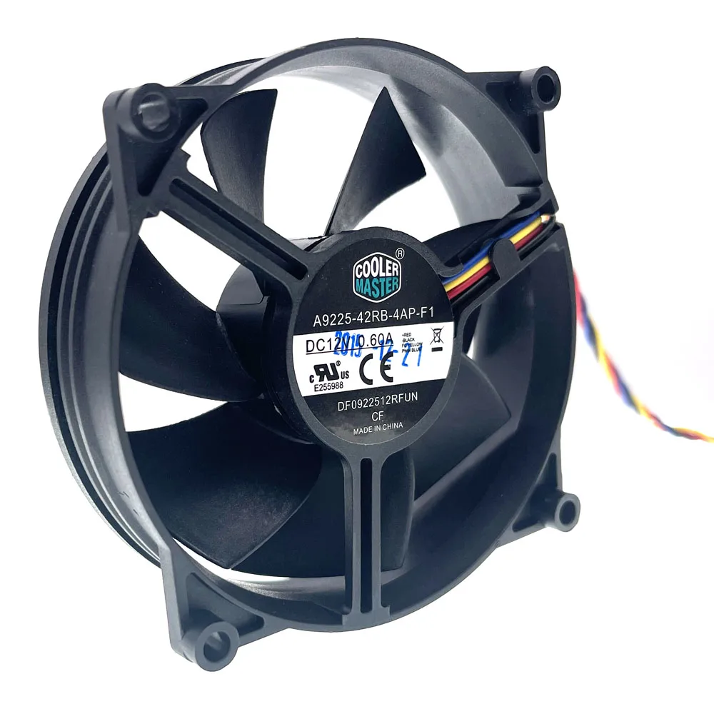 A9225-42RB-4AP-F1 DF0922512RFUN CPU Heatsink Cooler PWM Cooling Fan,92X92X25mm 92mm 90mm 12V 0.60A 3800RPM High Speed