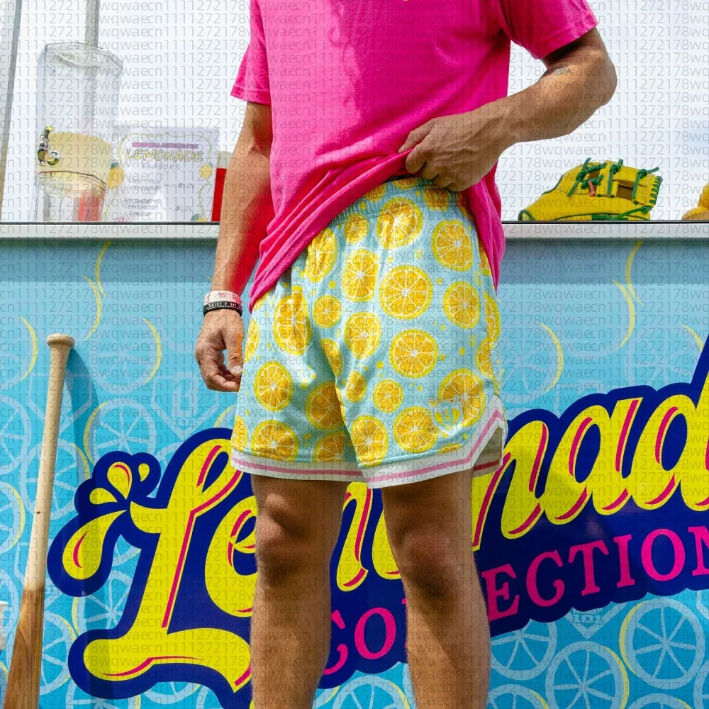 Novidade de Verão 2026: Shorts Limão Confortáveis e Versáteis para Esportes, Lazer, Praia, Basquete e Montanhismo – Modelo 101 Solto e Moderno