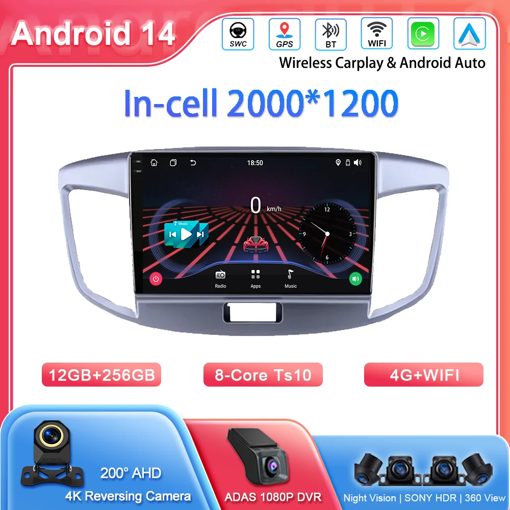 

Car Android For Suzuki Wagon 2015 Auto Radio Stereo Multimedia Video Player Navigation GPS Wireless Carplay 2din DVD QLED Screen