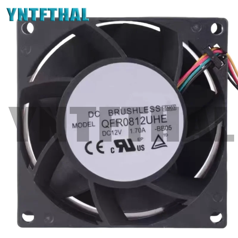 

New QFR0812UHE DC12V 1.70A 4-wire Cooling Fan