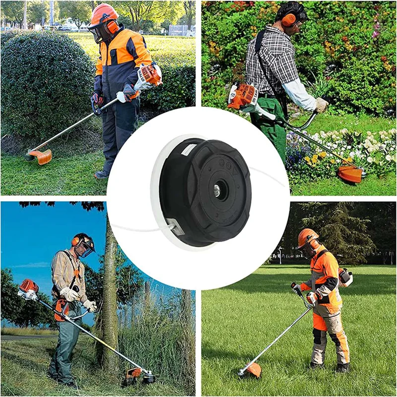 Testina per tagliaerba di ricambio Testina per bobina per decespugliatore a filo da taglio a 2 linee per tosaerba Stihl AutoCut C26-2