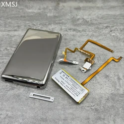 Carcasa de metal con interruptor de sujeción para conector de audio, montaje de batería de 650mAh para iPod de 5. ª generación, 30gb, 6. ª, clásica, 80gb, 120gb, 7. ª, 160gb