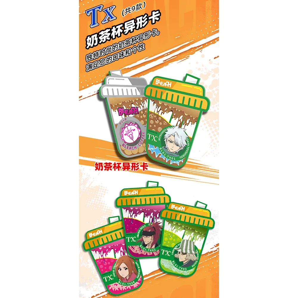 Bleach coleção cartão apaixonado juventude anime protagonista kurosaki ichigo criativo cruz vestir draka crianças festival presentes
