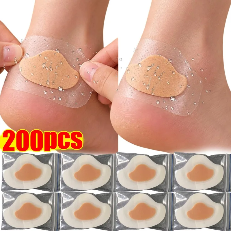 10/200Pcs Invisible Blister Pads Patches Relief Pain Blisters Bunions Corns Calluses Friction Pressure Heel Pain Pads Cushions
