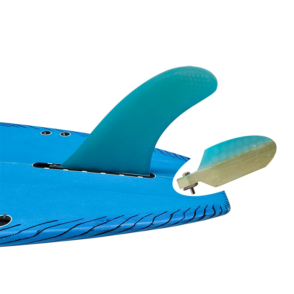 Honeycomb Sup Board Fin 9inch Longboard Fin Surfboard Single Fin Central Quilha Thruster Paddle Board 1pc Centre Fin With Screw