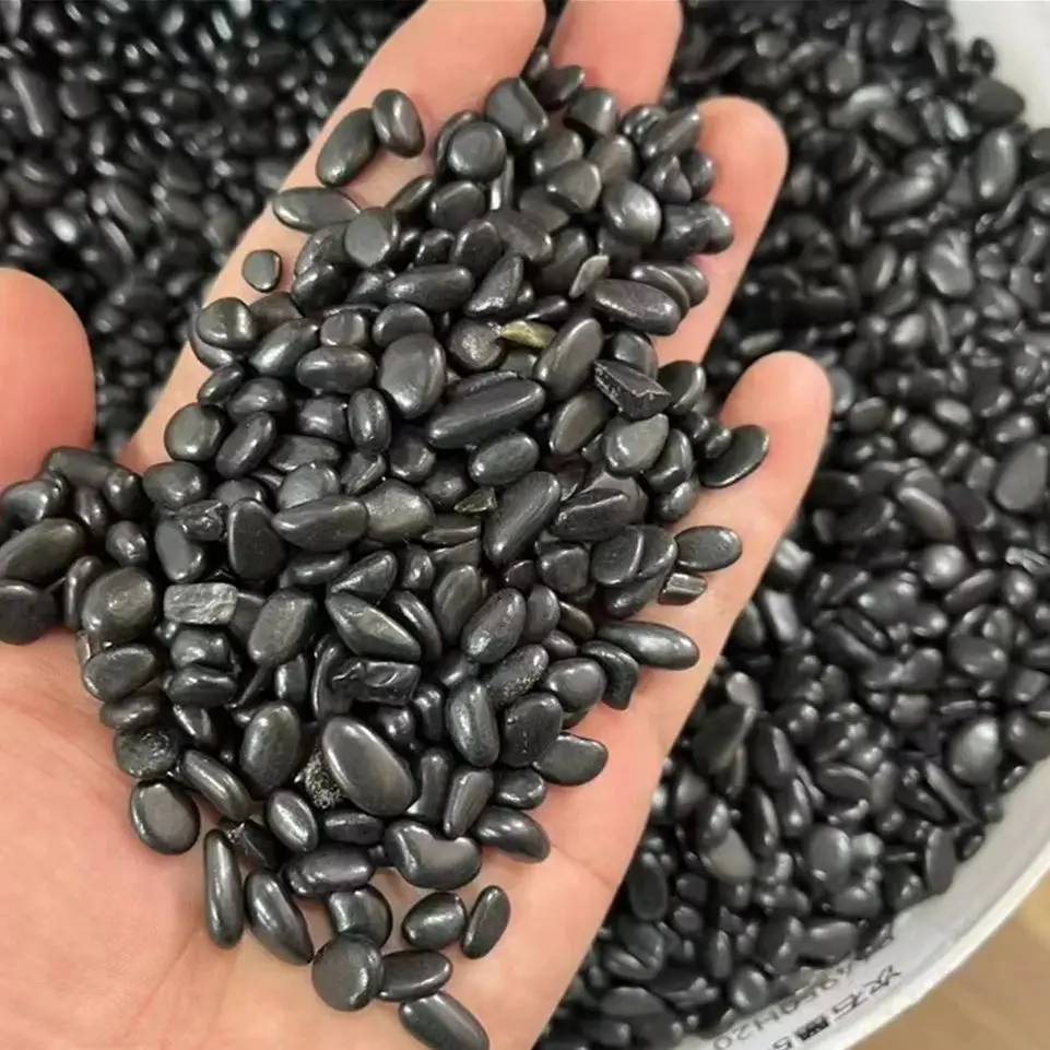 Shungite véritable, pierre naturelle en gravier, petites particules, cristal de quartz, cristaux de guérison des chakras, purificateur d'eau minérale, décoration intérieure