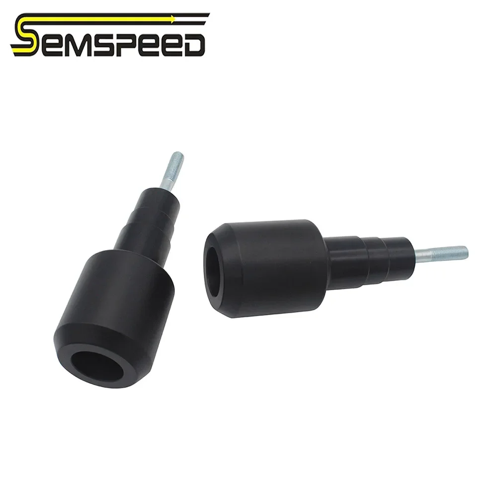 

SEMSPEED Motorcycle Black CNC Aluminum Frame Sliders Crash Pads Falling Protection For Yamaha FZ6 FZ600 2004-2008 2005 2006 2007