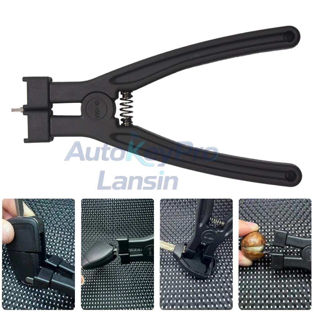 Multi‑Function Removable Pliers Locksmith Spring Clip Pry Tool For Car Key Remote Fob Shell Disassembly Auto Repair Hand Tool
