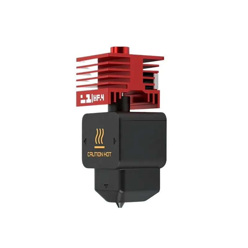 High Flow Hot End with Red Heat Sink and Nano Coating for 3D Printers Compatible with Bamboo H2D Accessories