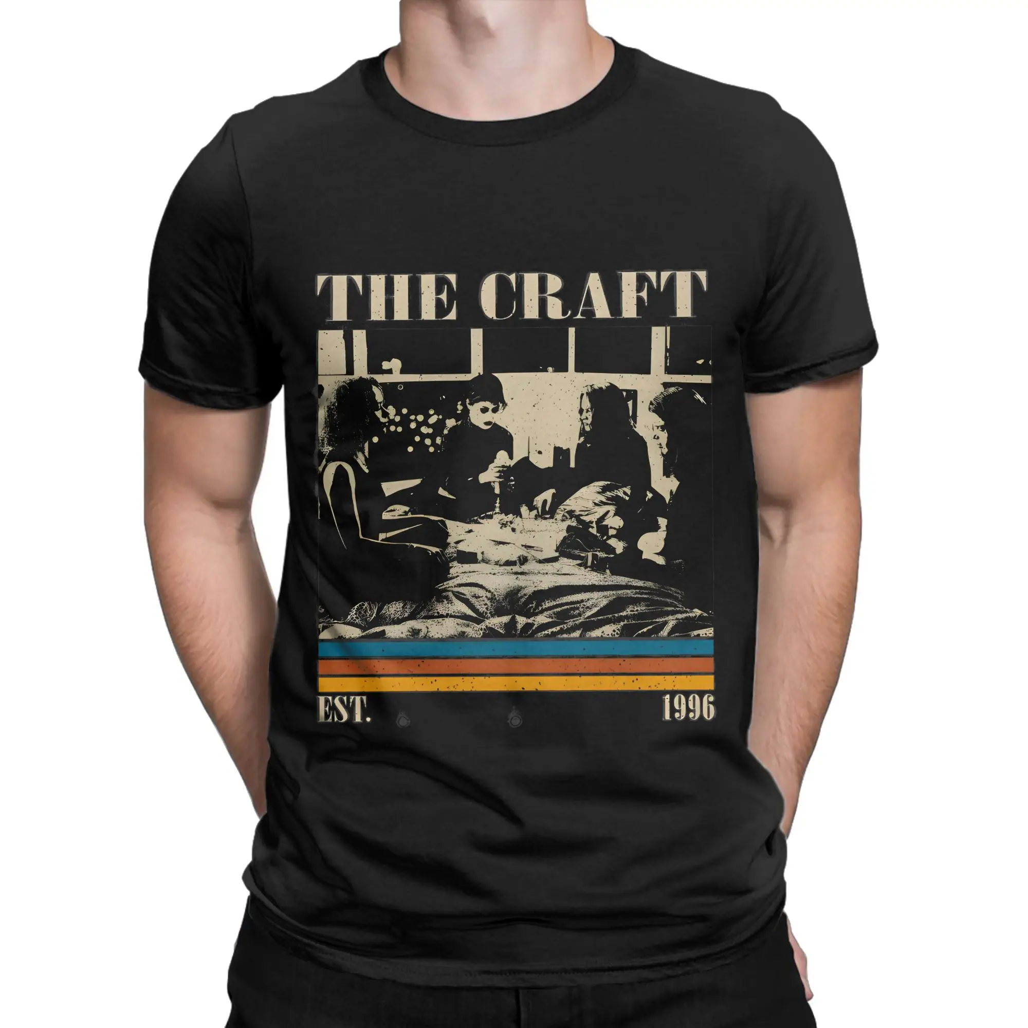 The Craft  Witches  T Shirt for Men 100% Cotton Funny T-Shirts Crew Neck  Tee Shirt Short Sleeve Clothes Gift Idea