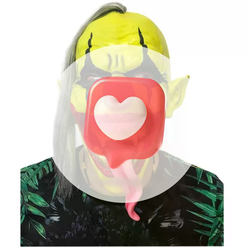 Halloween Verschiedene Clown Maske Cosplay Party Maske Latex Masken Helm NPC Lustige Streich Erschrecken Kopfbedeckung Bar Party Kostüm Requisiten Maske