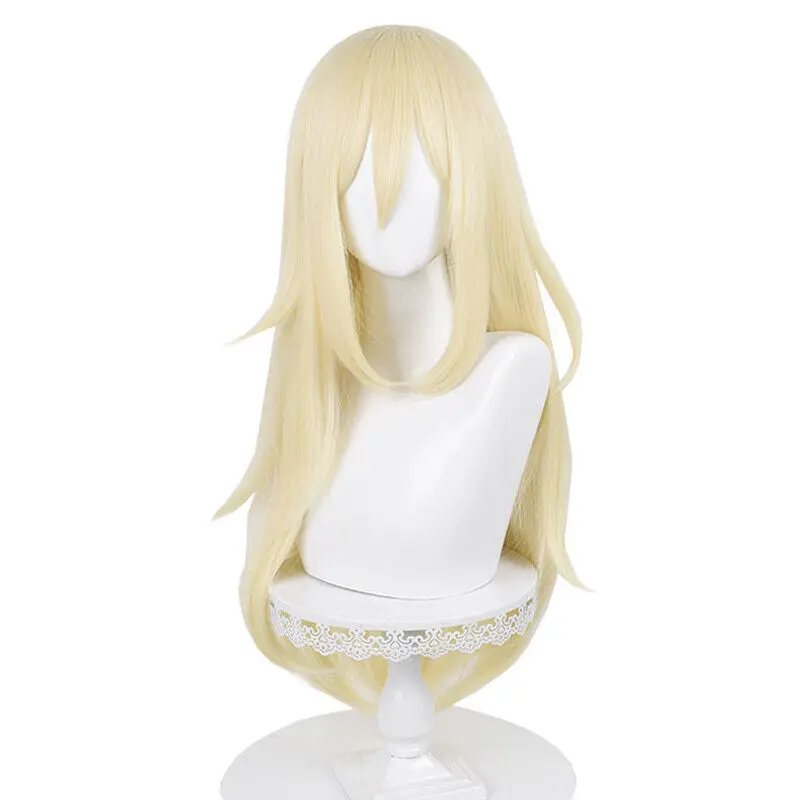 Angels of Death Rachel Gardner Cosplay Wigs 75cm Light Blonde Synthetic Hair