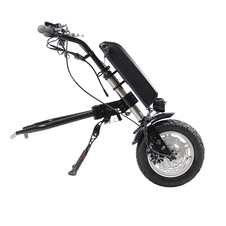 

Hot Sale Attachable Electric Handcycle off Road 2.wheelchair Electric Handcycle Brushless Geared 36v 500w Front Handbik