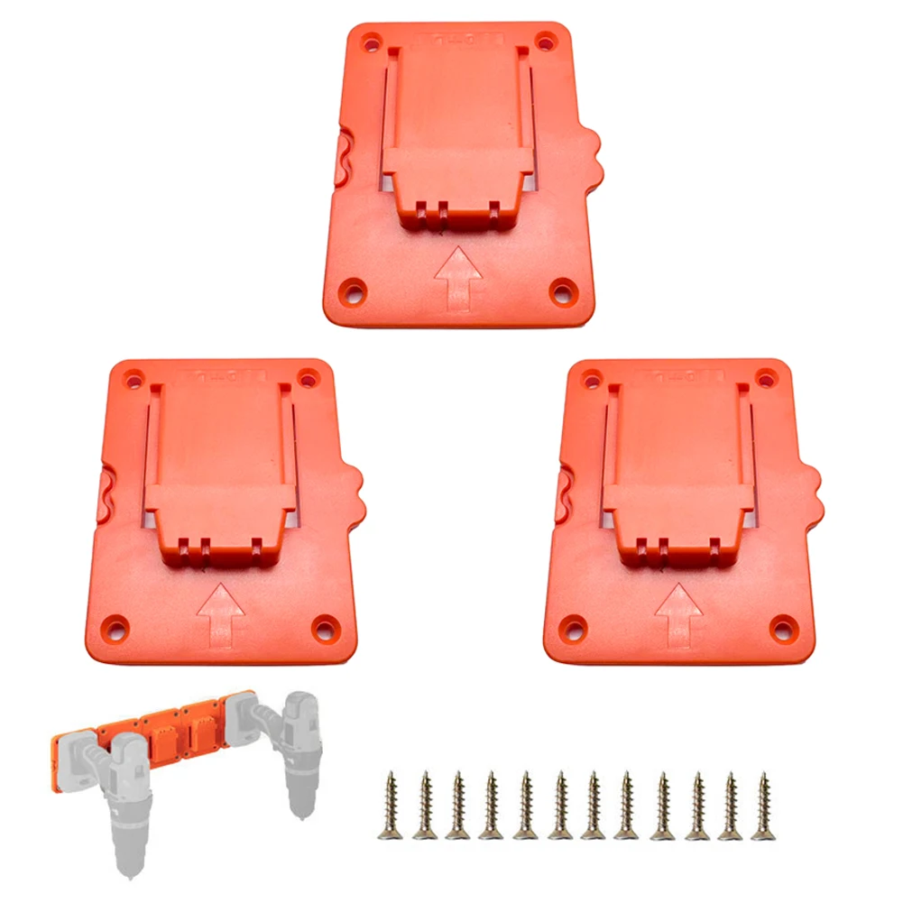 Plastic Rack for 20V for Max Li-ion Power Tool Batteries Compatible with Multiple Cordless Tool Manufacturers Plastic