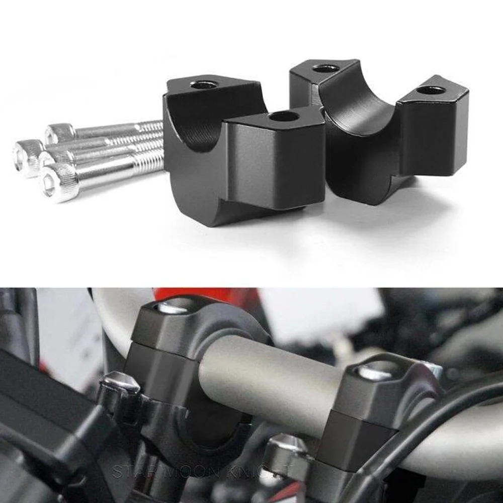 For Yamaha MT-09 MT09 FZ09 2015-2020 XSR 900 XSR900 XJR1300 2016-2024 Handle Bar Riser Clamp Extend Handlebar Adapter Mount