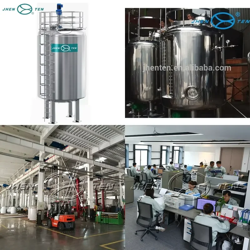 Recycling Machine 2026 High Quality Stainless Steel Beverage Juice Milk Vertical Pressure Storage tank Price