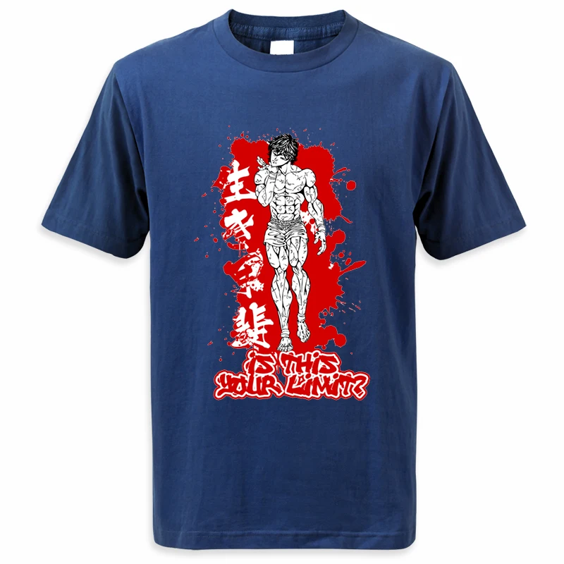 

Мужские летние футболки Baki Hanma с принтом, новинка 2024, модные футболки Baki с Аниме Манга, повседневные топы, уличная одежда, модная уличная одежда